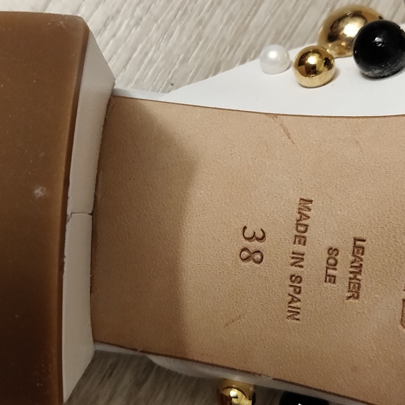 White Ras (Italy) Genuine Leather Sandals - Picture 7 of 8